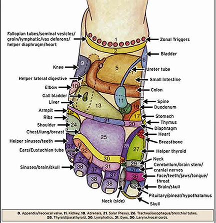 TOP OF FOOT ACUPRESSURE POINTS